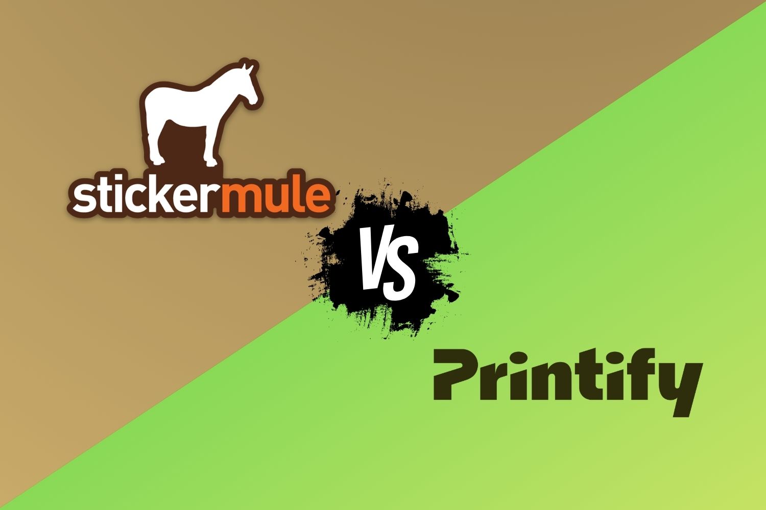 Sticker Mule vs Printify: kde tisknout samolepky a merch