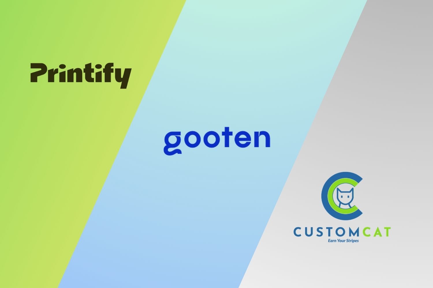Najtańsze usługi POD w 2026: Printify vs Gooten vs CustomCat
